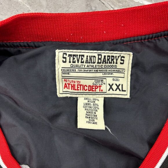 Vintage Steve Barrys Ohio State Jacket Mens 2XL XXL Buckeyes Lined Windbreaker - Picture 5 of 9